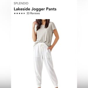 Splendid linen joggers NWT S